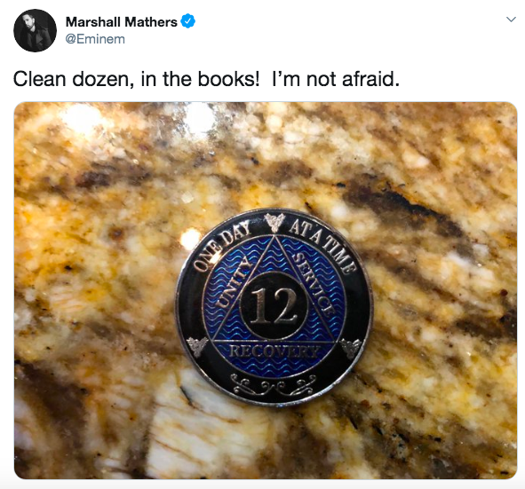  'Clean dozen, in the books! I’m not afraid,' he captioned the picture on Twitter