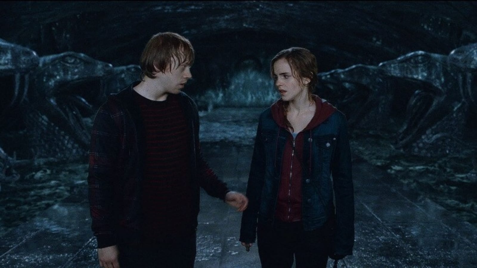 Emma Watson and Rupert Grint