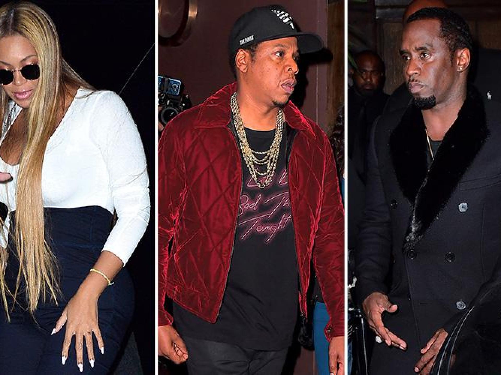 Beyonce looks busty as she parties with husband Jay Z and P Diddy at SNL after party in New York | The Sun