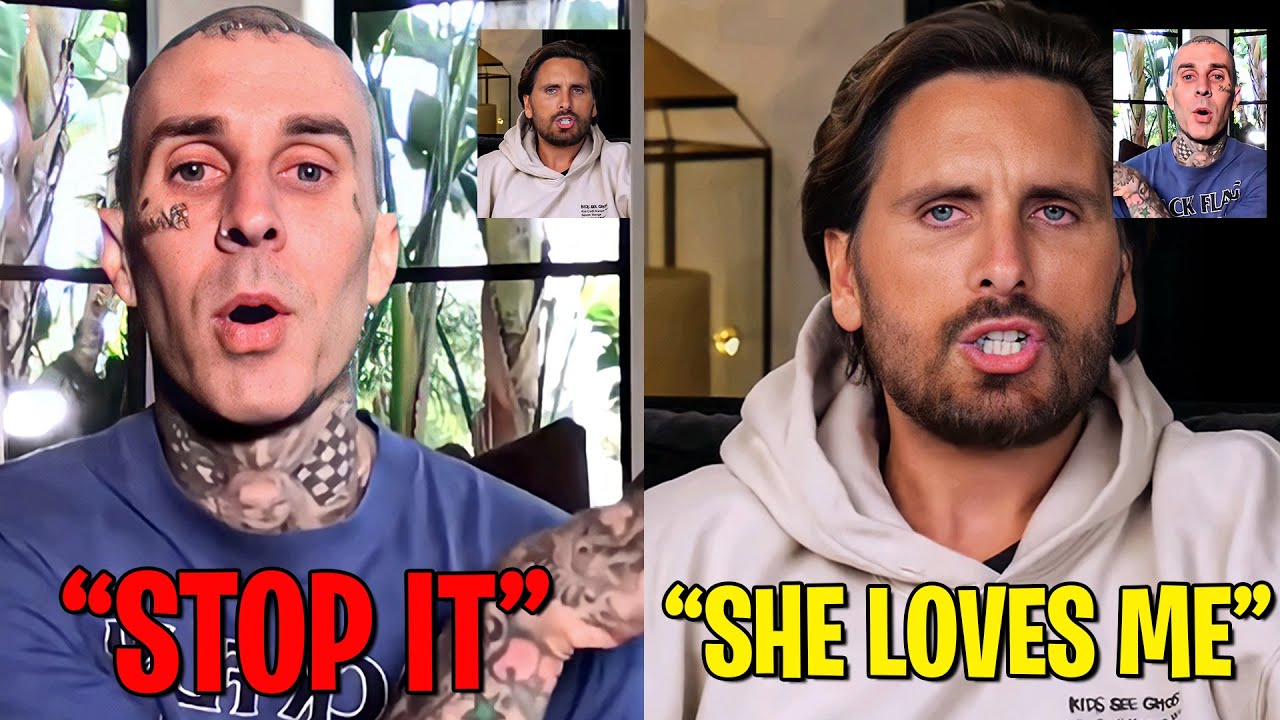 Leave Me and Kourtney Alone, L*SER" Travis Barker Speaks To Scott Disick -  YouTube