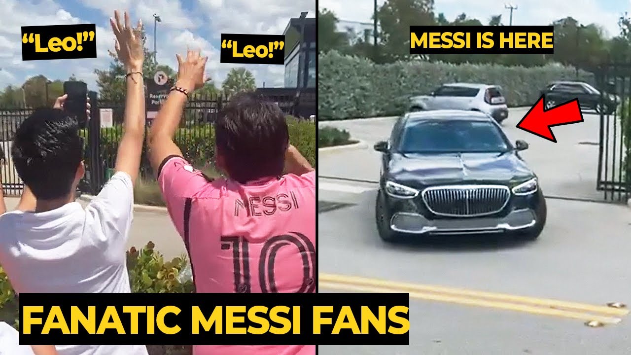 MESSI fans can't stop shouting 'Leo Messi' names after training | Football  News Today