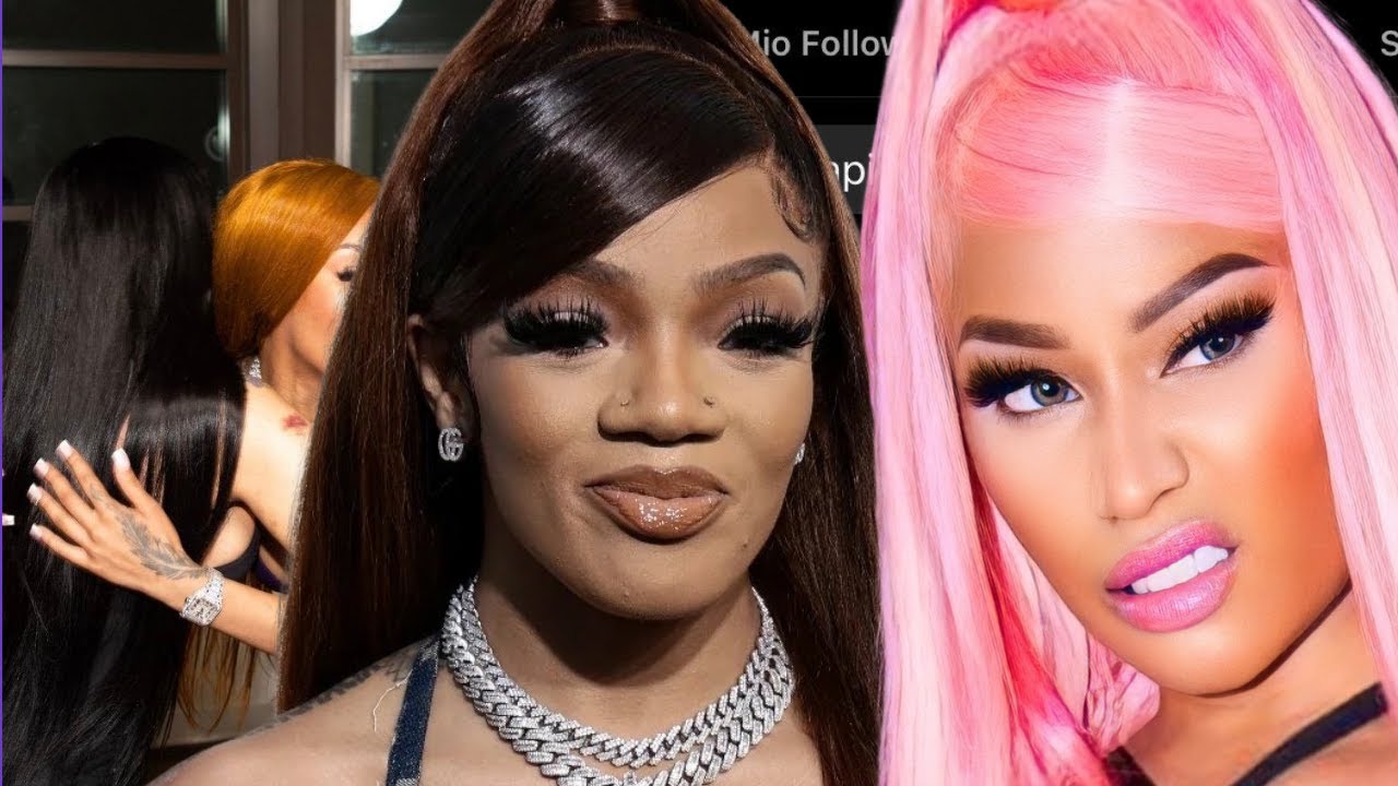 Glorilla "Unfollows" Nicki Minaj To Side With Cardi B - YouTube