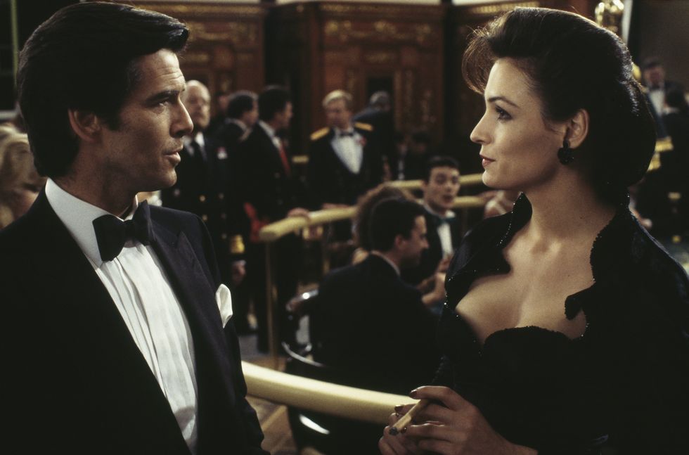 pierce brosnan and famke janssen in goldeneye