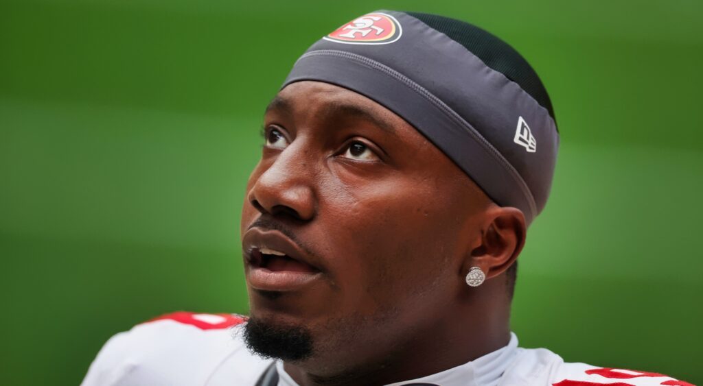 Deebo Samuel in 49ers uniform