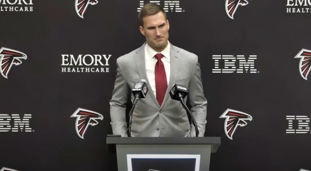 Kirk Cousins at press conference