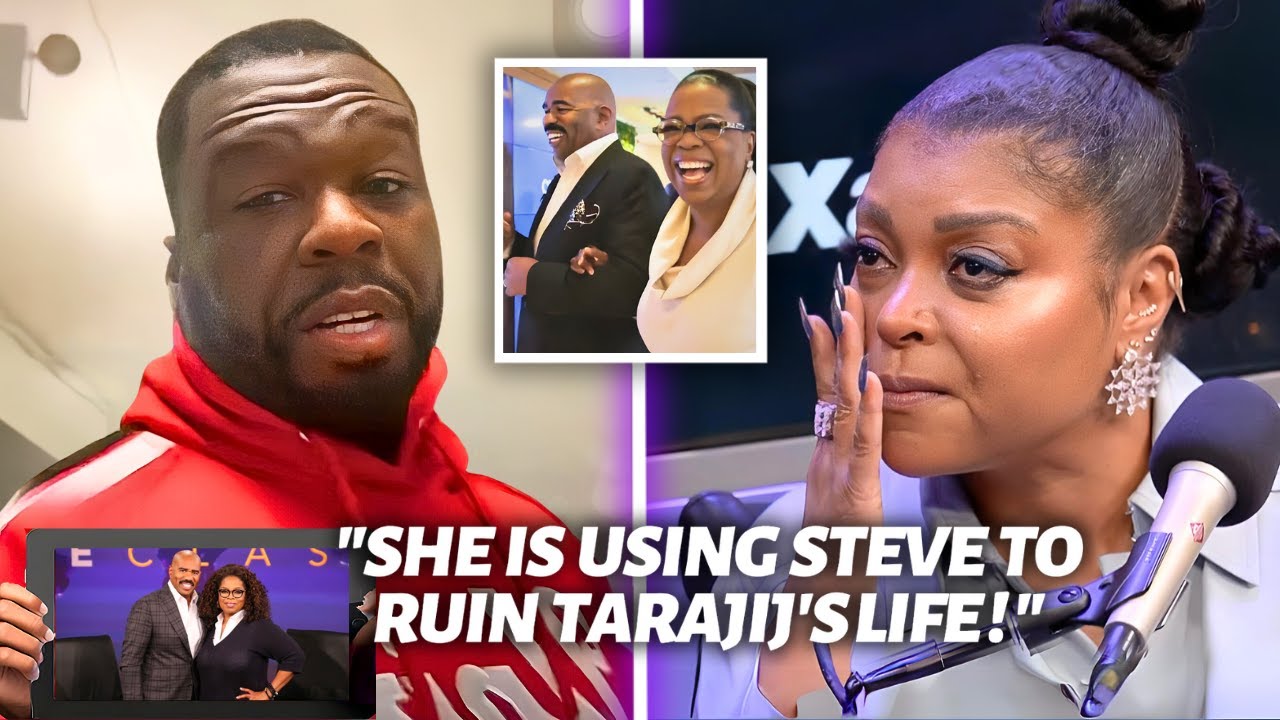 50 Cent Reveals How Oprah Is Using Steve Harvey To Blackball Taraji -  YouTube