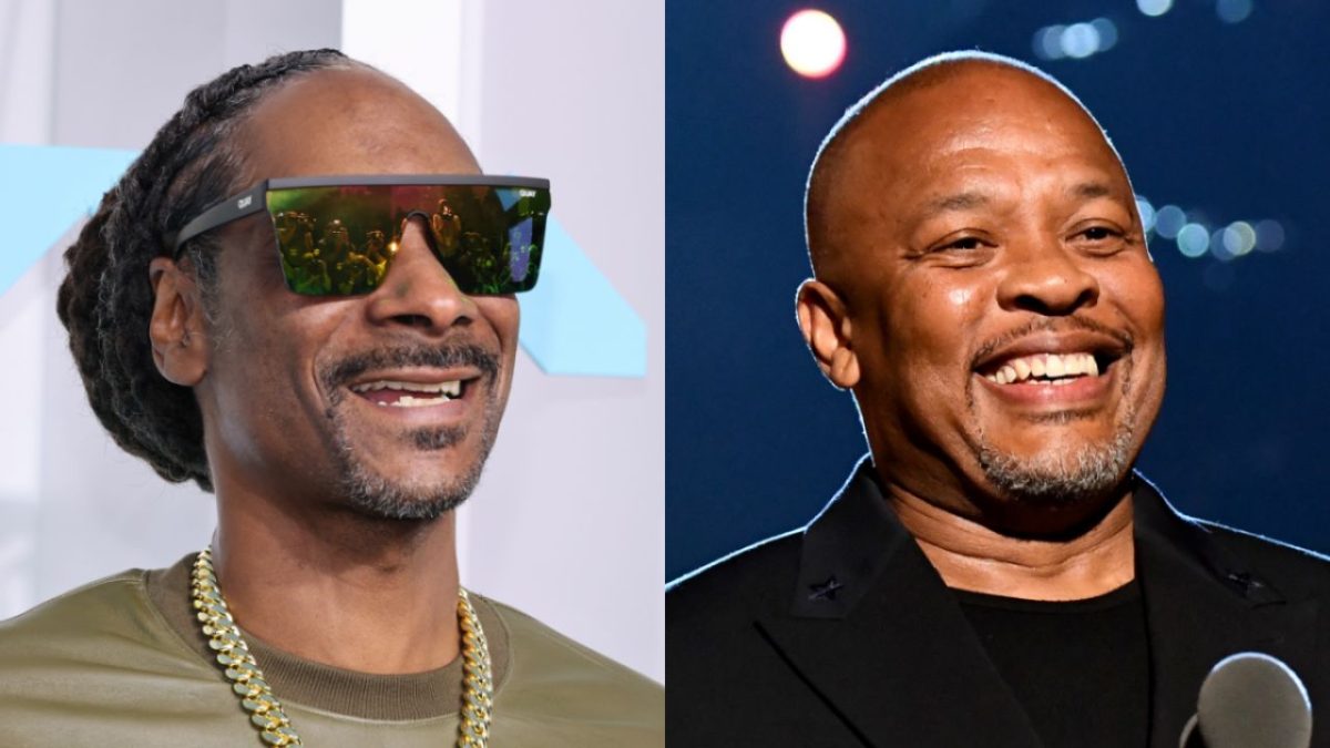 Snoop Dogg & Dr. Dre Celebrate 'Gin & Juice' 30th Anniversary At Super Bowl Afterparty 