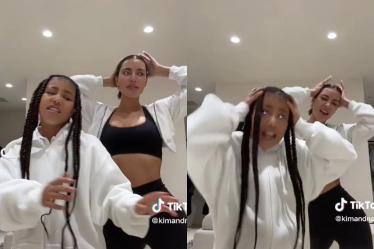 Kim Kardashian & North West Dance to Taylor Swift on TikTok