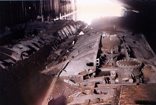 The u-boats were then forgotten until 1985 when Jak P Mallmann-Showell, Wolfgang Hirschfeld, and Walter Cloots rediscovered the boats in what remained of the mostly destroyed Elbe II U-boat bunker.