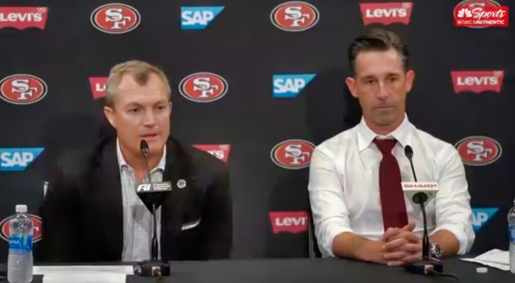 49ERS GM John Lynch and Head Coach Kyle Shanahan