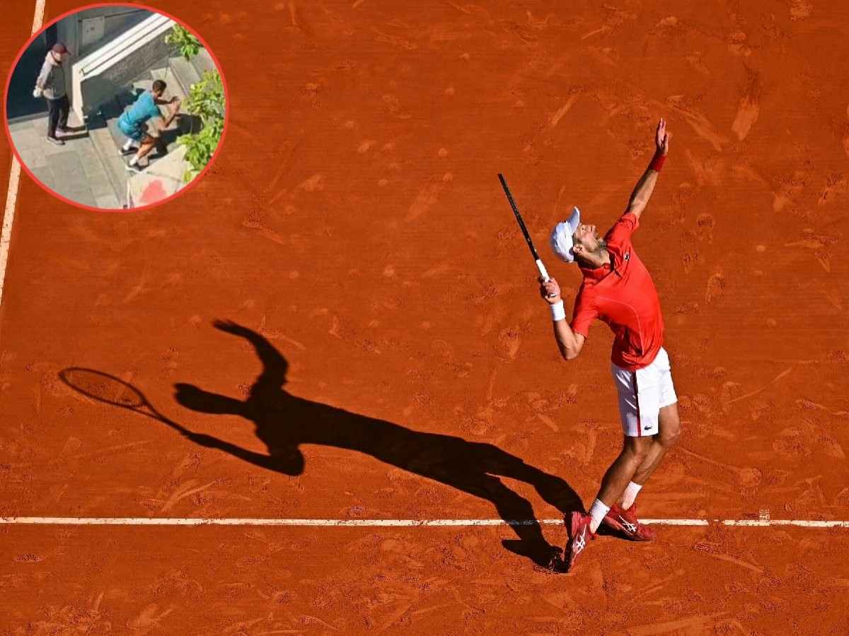 WATCH: Novak Djokovic’s hidden practice session goes viral as he prepares for a comeback in Rome