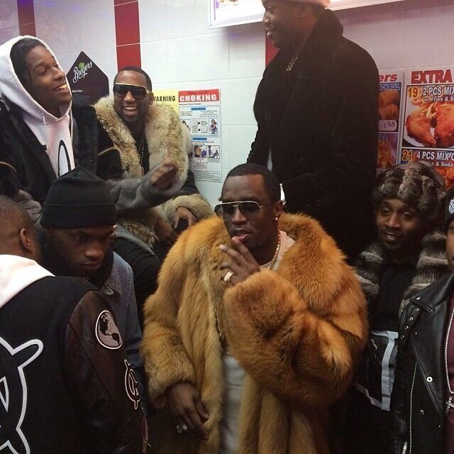 Asap Rocky X P Diddy X Meek Mill | Fur coat, Fur, Swag men