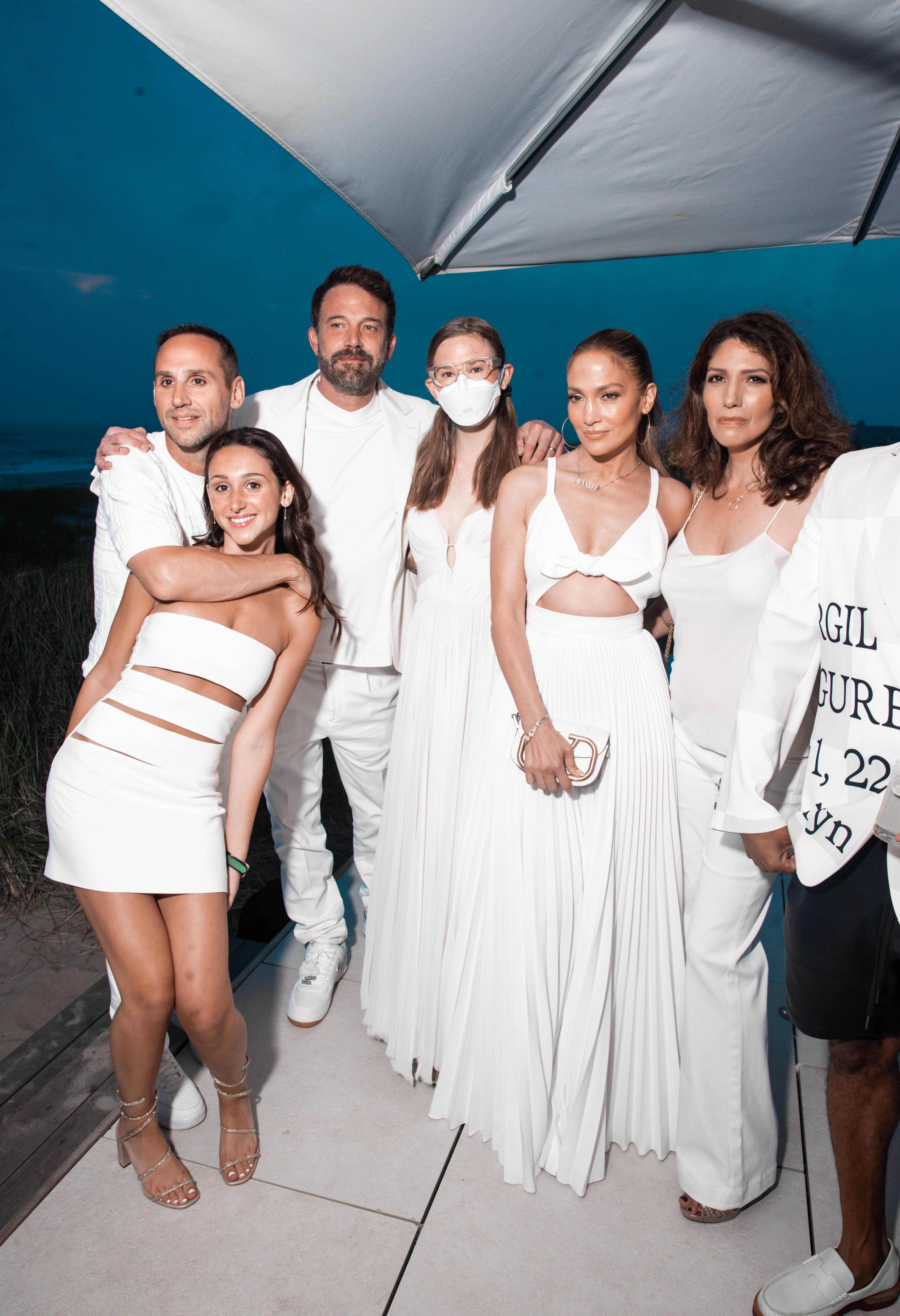 Guests at Michael Rubin's Hamptons White Party 