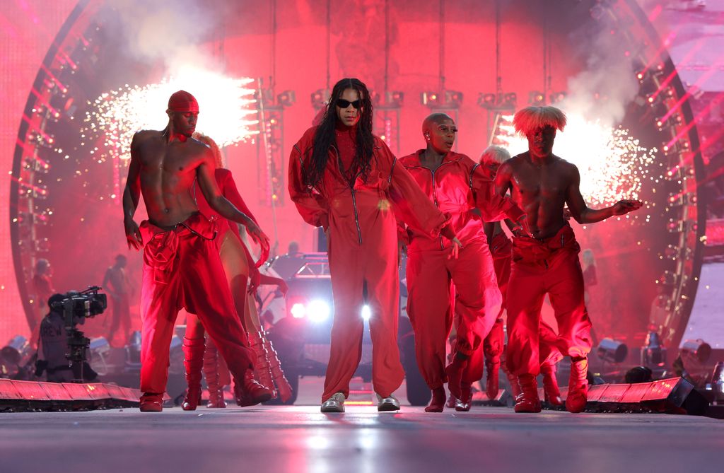 Blue Ivy Carter performs onstage during the “RENAISSANCE WORLD TOUR” at the Tottenham Hotspur Stadium on May 30, 2023 in London, England