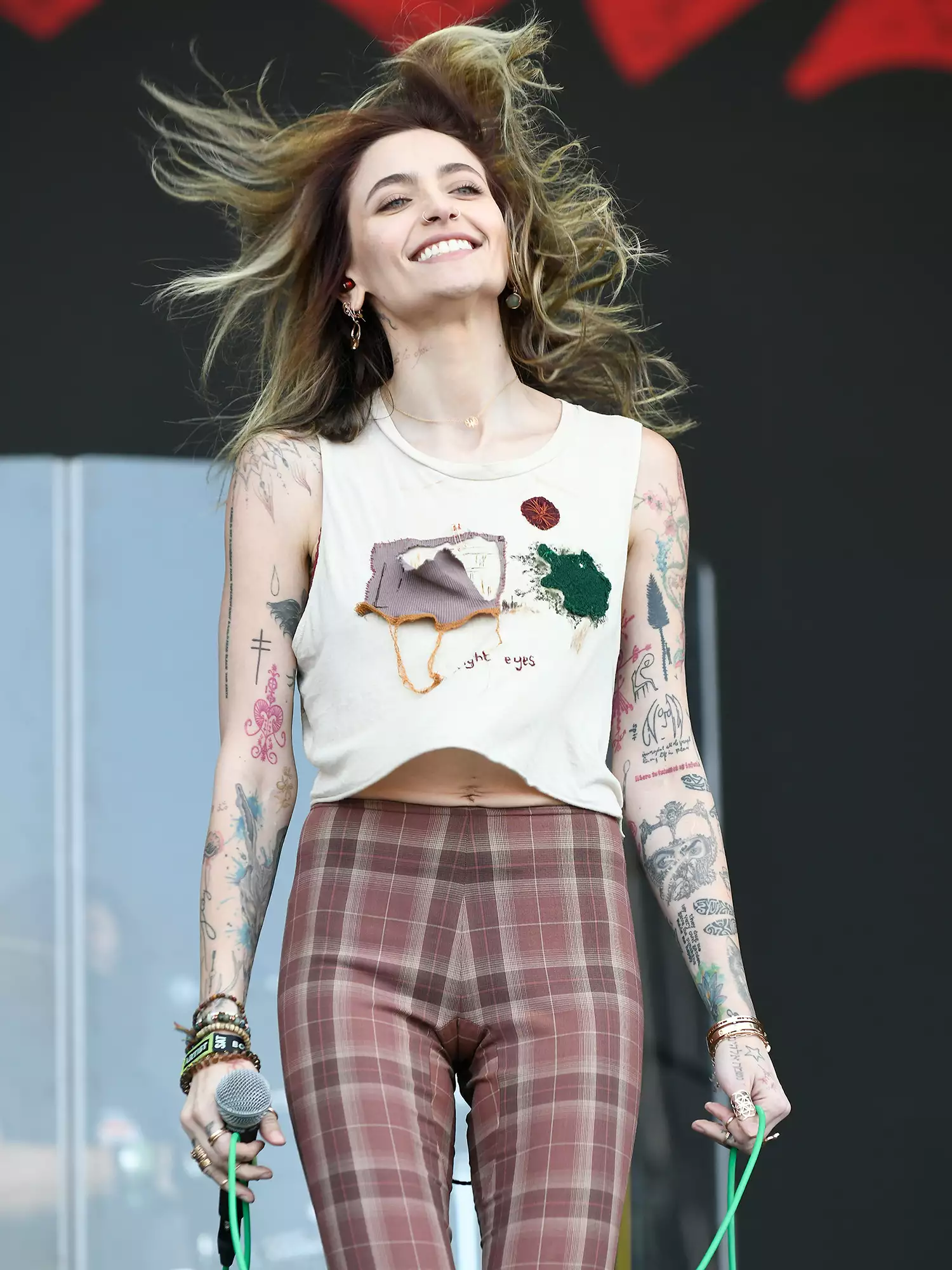 Paris Jackson performs during the 2023 BottleRock Napa Valley festival