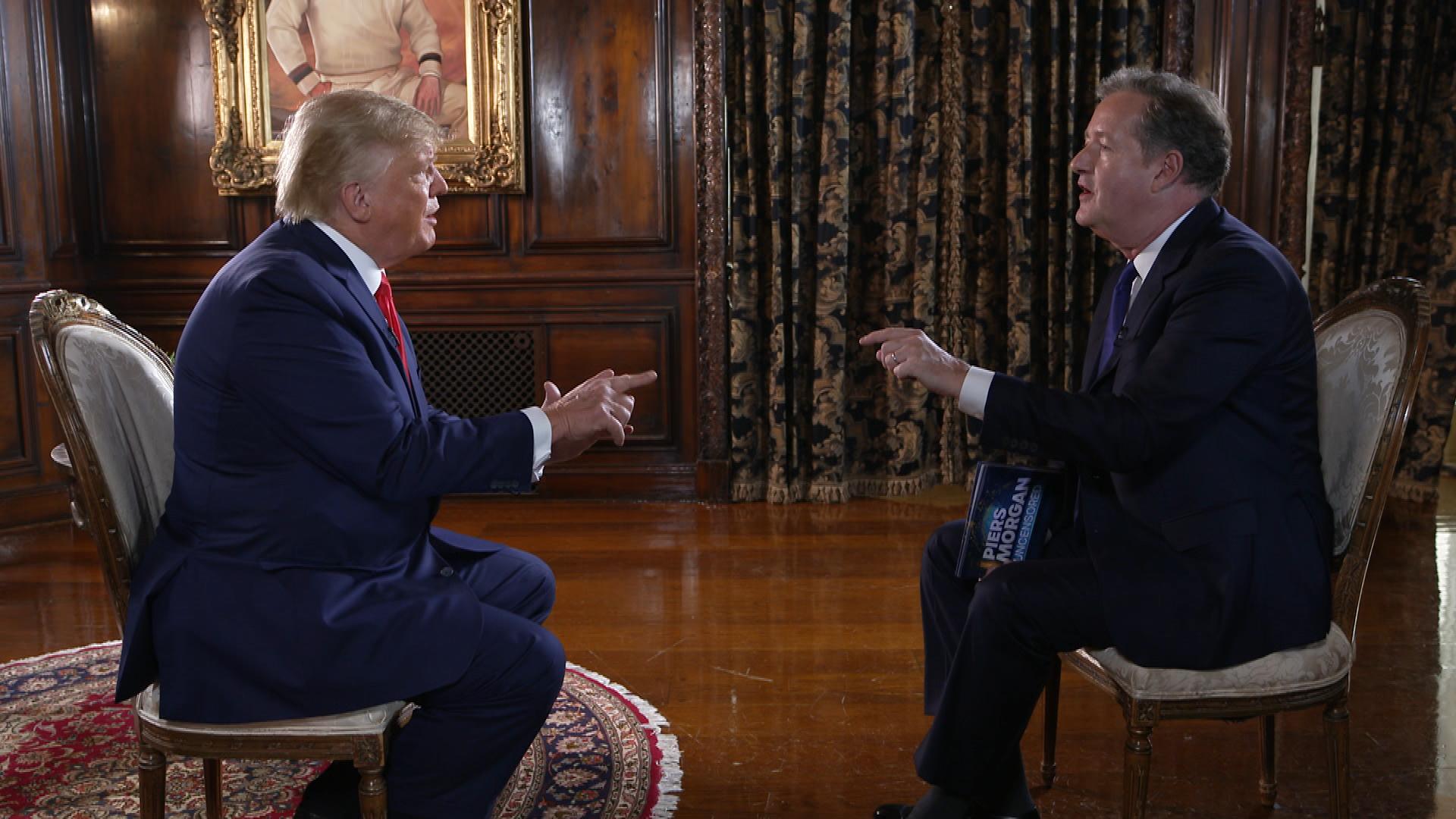 Piers Morgan's exclusive interview with Trump in April 2022