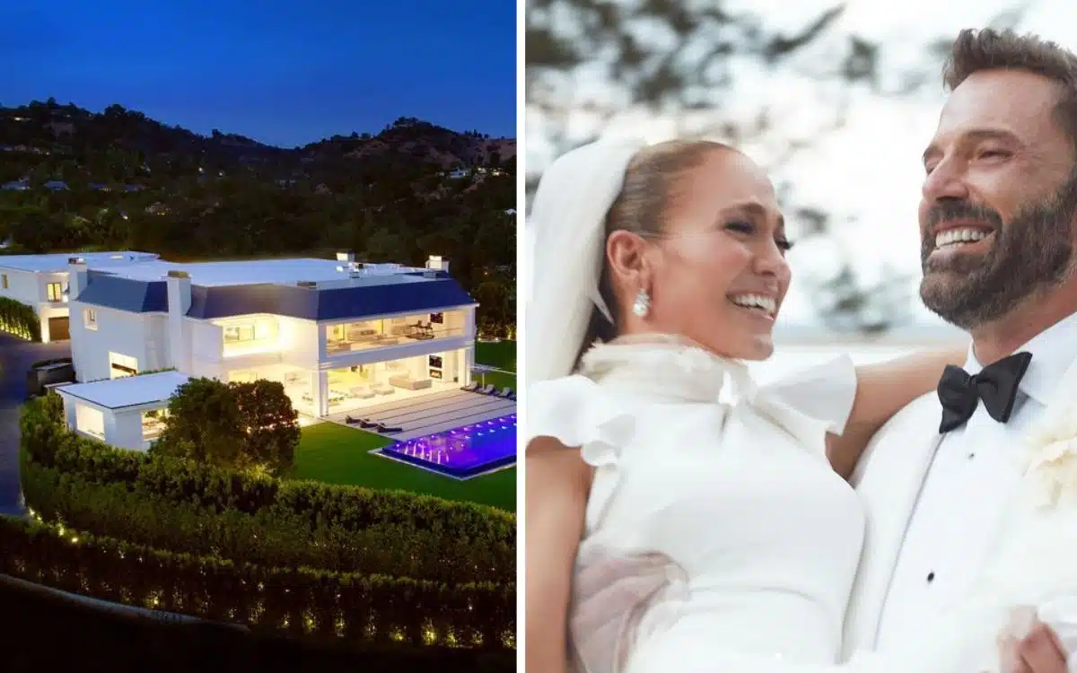 Jennifer Lopez and Ben Affleck show off new $60m LA mansion