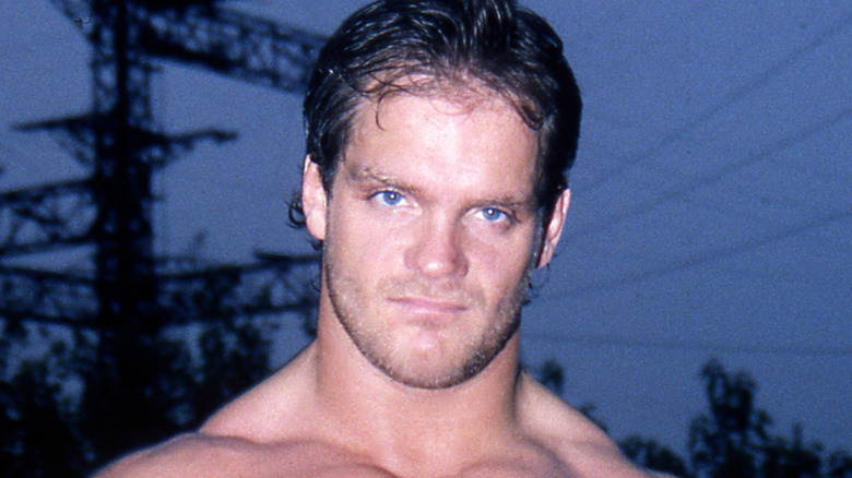 chris benoit glaring power pylon background