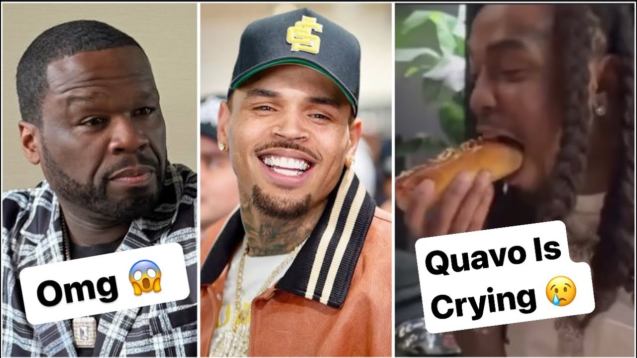 50 Cent Reaction To Chris Brown Diss Quavo “My Good”