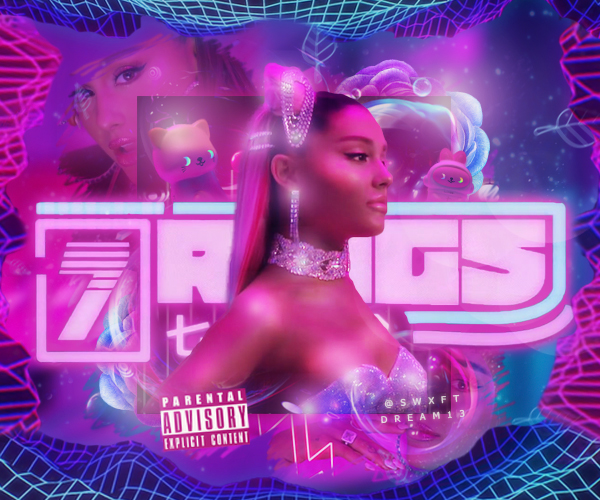 7 rings / Ariana Grande by swxftdream on DeviantArt