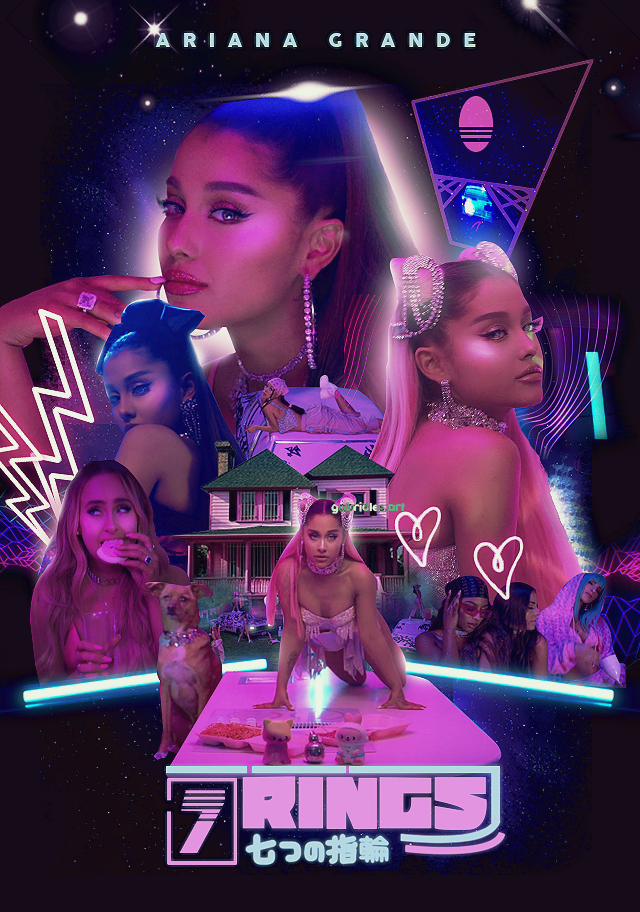 Ariana Grande '7 Rings Pink' Poster Defining, 55% OFF