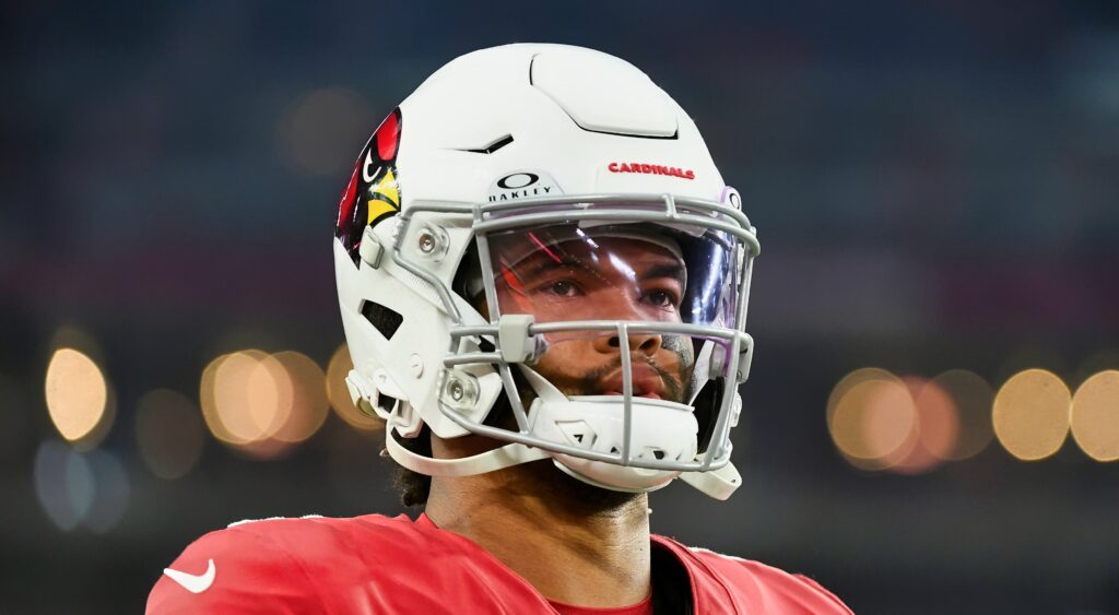 Kyler Murray of Arizona Cardinals looking on.