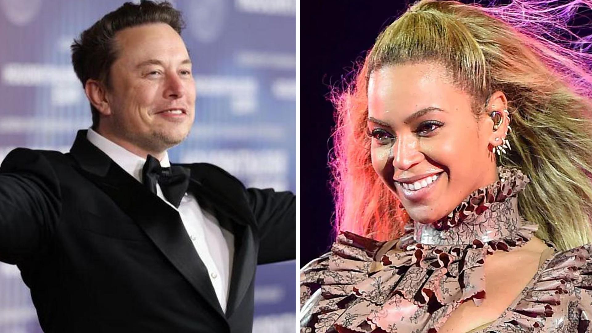 Elon Musk Beyonce Public