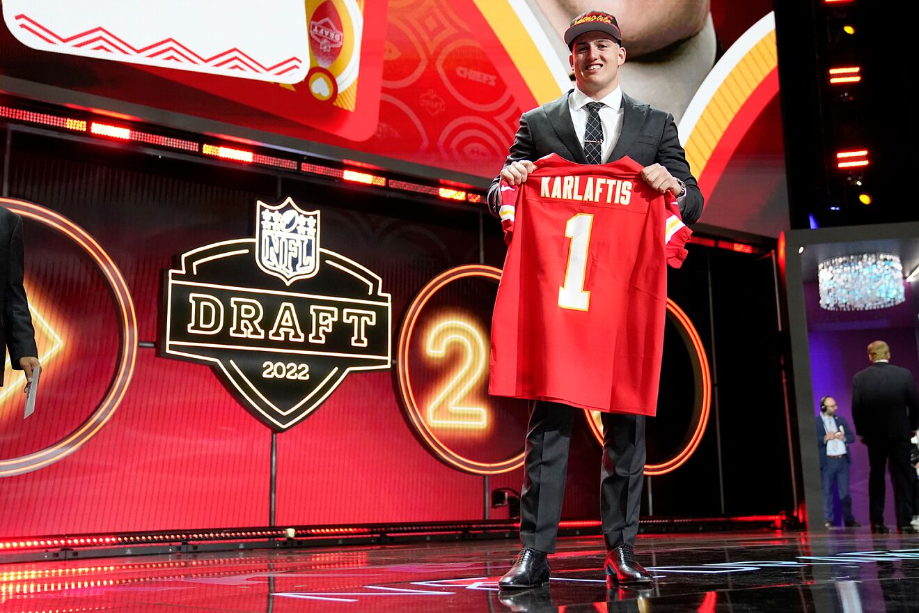 George Karlaftis was the Chiefs' first round pick a couple of years...