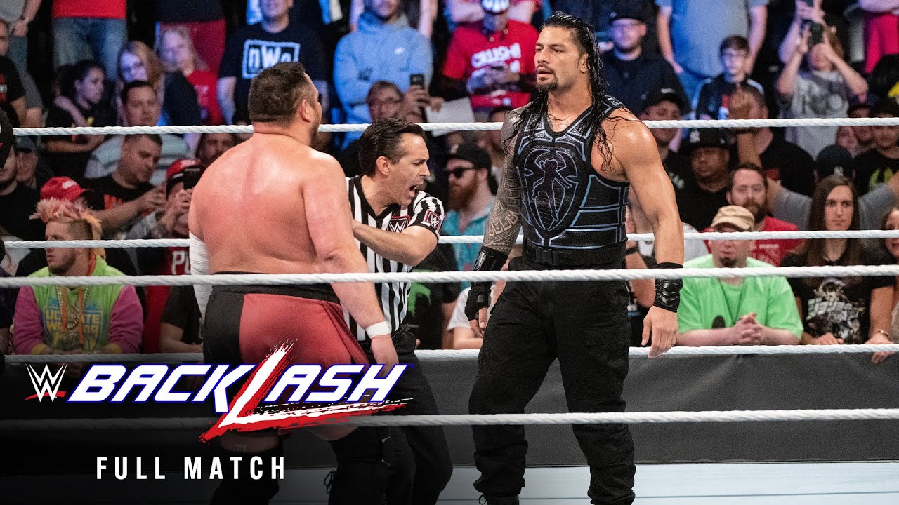 FULL MATCH: Roman Reigns vs. Samoa Joe: WWE Backlash 2018