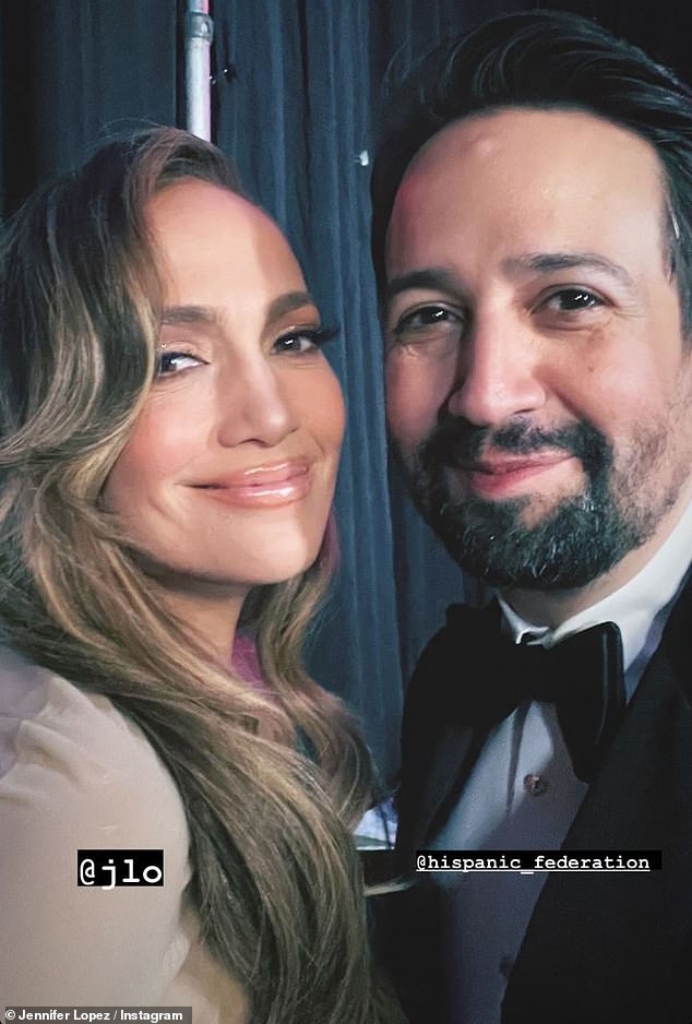 Jennifer with Lin Manuel Miranda