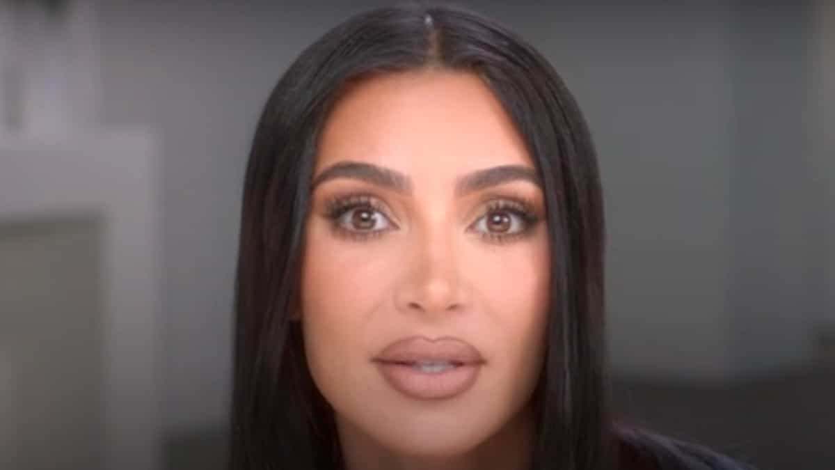 kim kardashian face shot from the kardashians on hulu