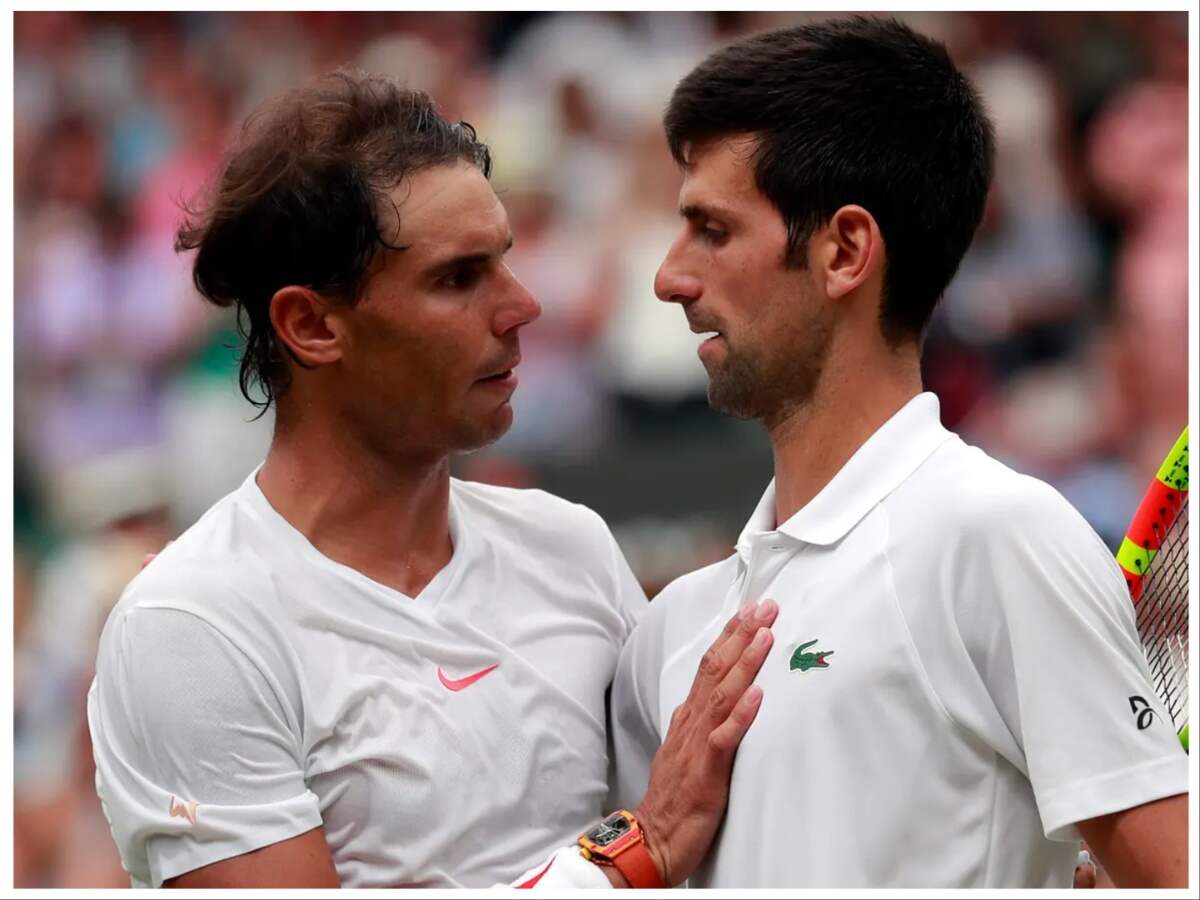 Rafael Nadal and Novak Djokovic