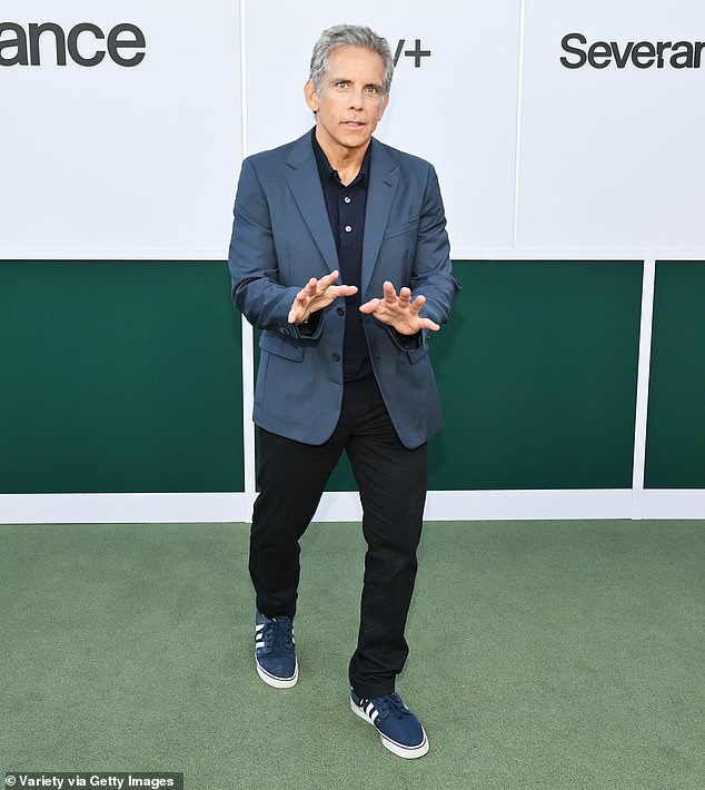 Still said the failure of Zoolander 2 gave him 'space' to figure out what he wanted to do. Since then he has turned to directing the award winning series  Escape From Dannemora and Severance (pictured in Malibu in August 2022)