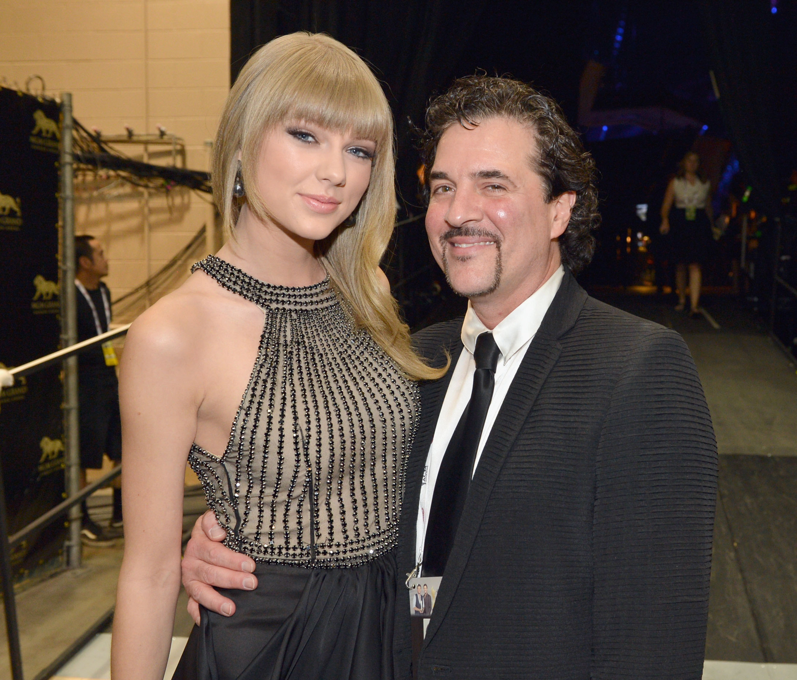  Taylor Swift and Scott Borchetta of Big Machine Records in 2013. The pair have since entered into a bitter feud