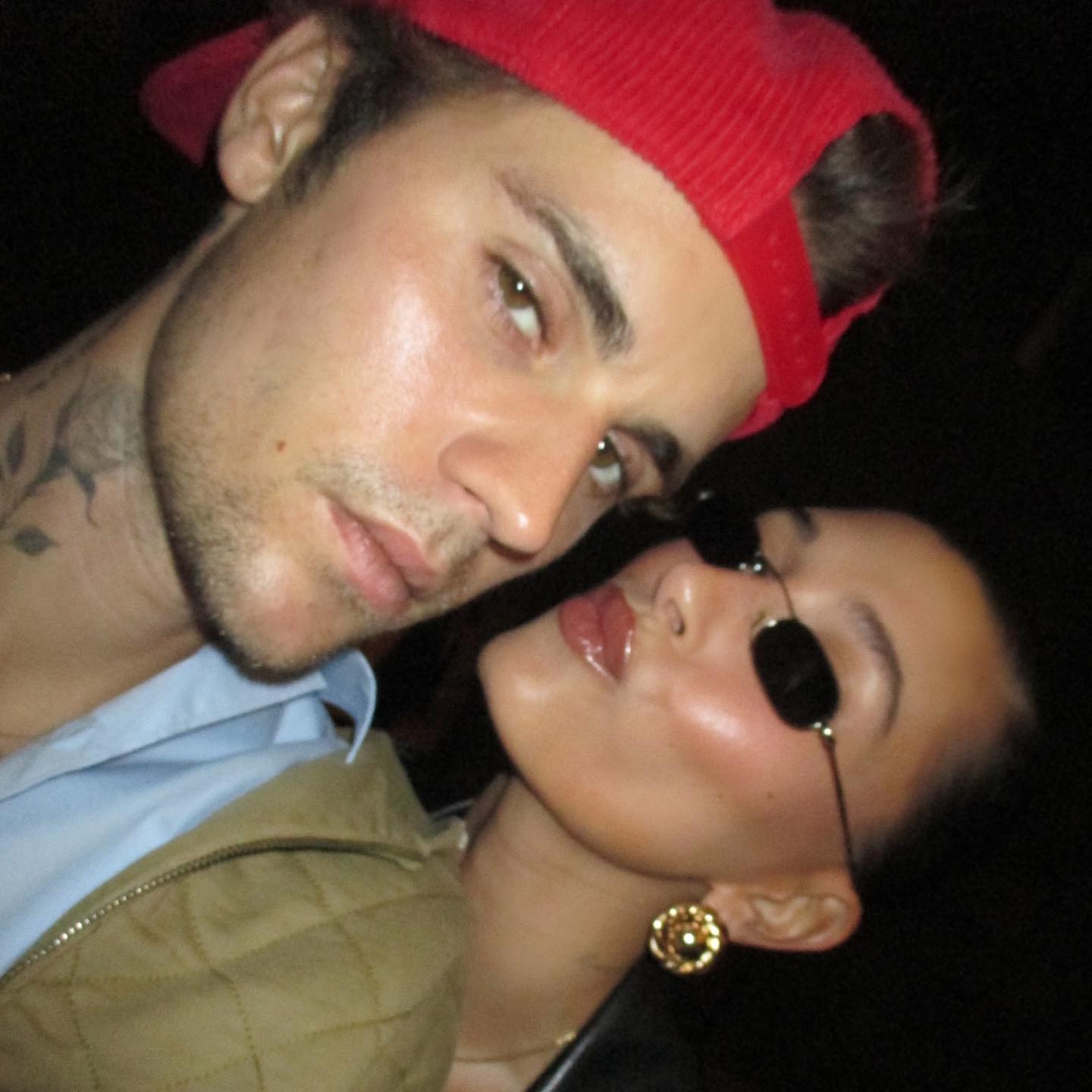 Justin shared several images from the pair's recent trip to Tokyo.