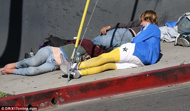 Empathy: He took a moment to sit down with a man and woman who were willing to chat with him and at one point he even laid down horizontally to make the two people feel more at ease