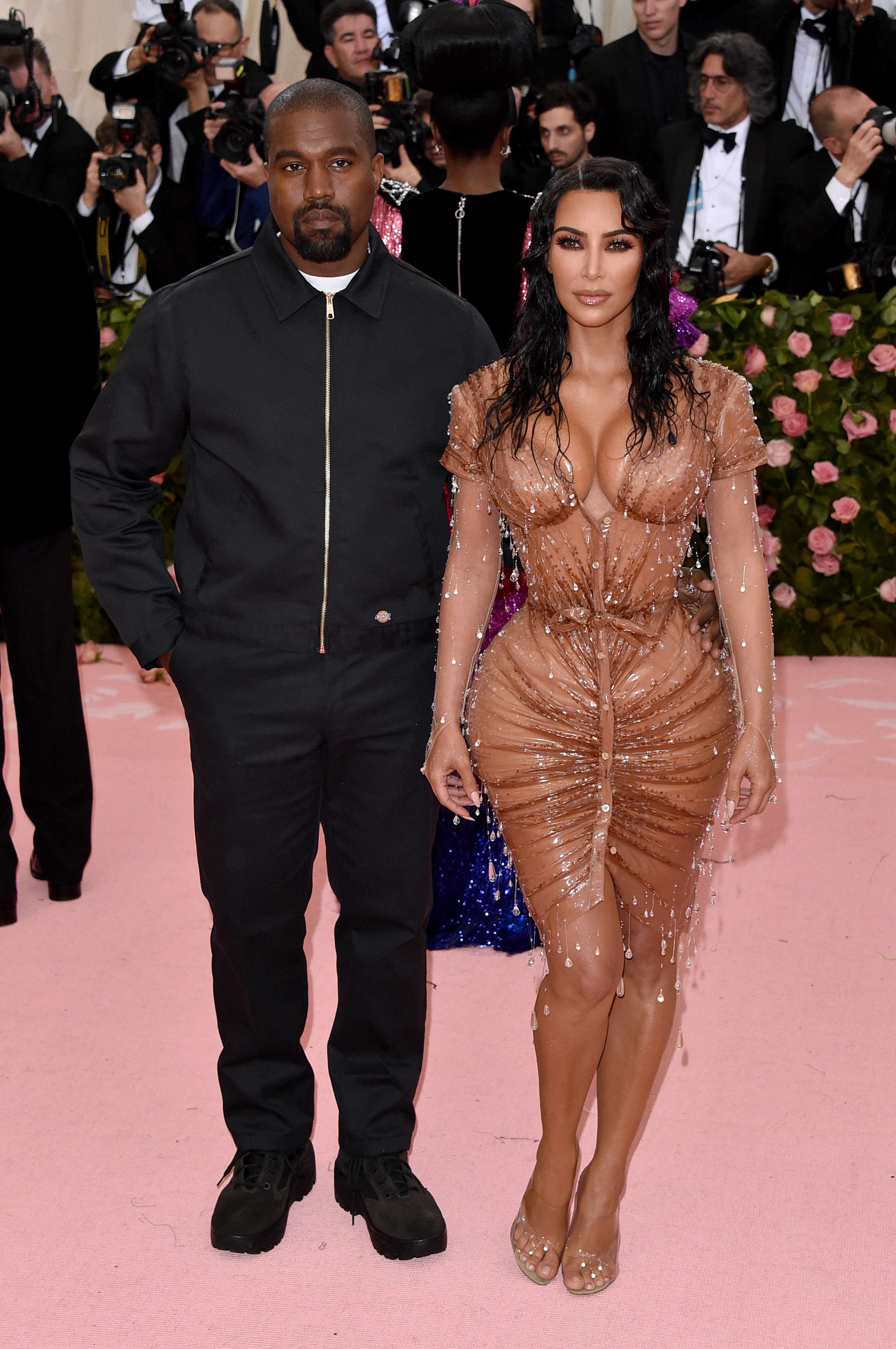 Kanye West and Kim Kardashian