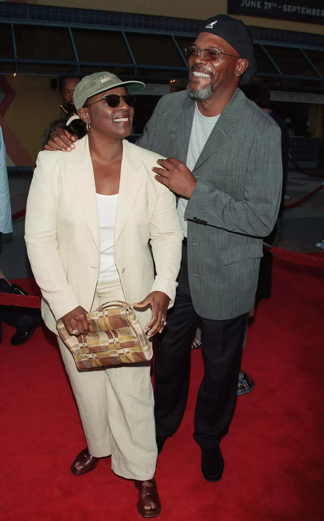 Samuel L.Jackson and his wife Latanya Richardson arrive