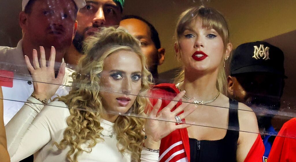 Brittany Mahomes and Taylor Swift