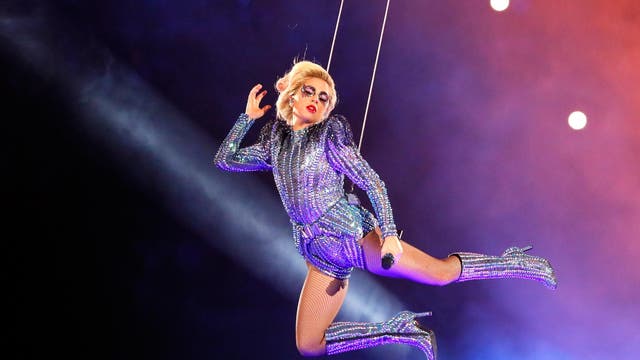 Lady Gaga performs during the Pepsi Zero Sugar Super Bowl 51 Halftime Show at NRG Stadium on February 5, 2017 in Houston, Texas. 