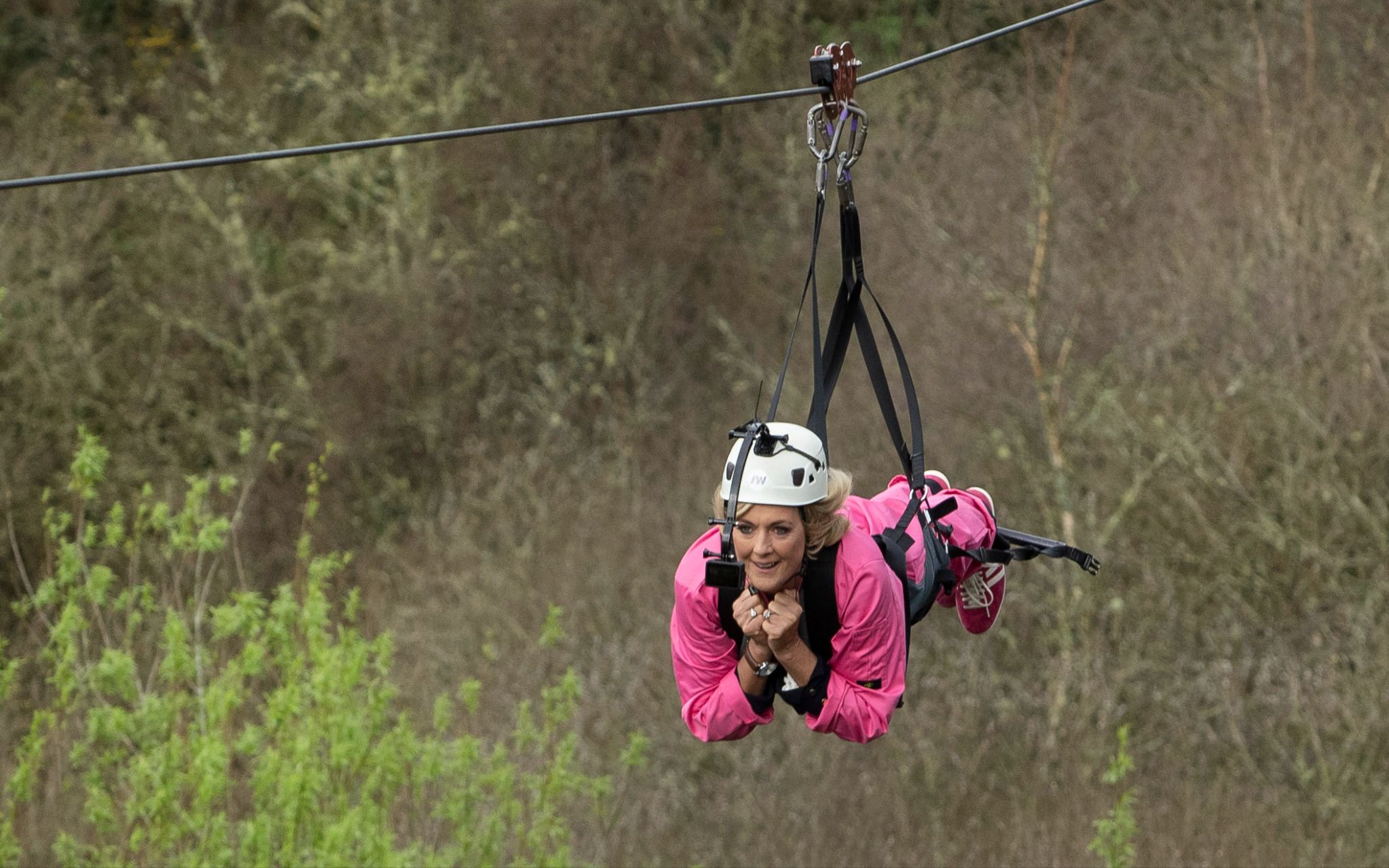 Jane said: 'I always wanted to see the Eden Project but little did I know it would be an aerial view'