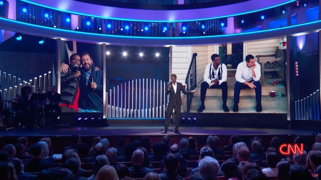 Comedian Chris Rock called out The Academy while presenting a speech at Adam Sandler's "Mark Twain Prize for American Humor" awards ceremony. 