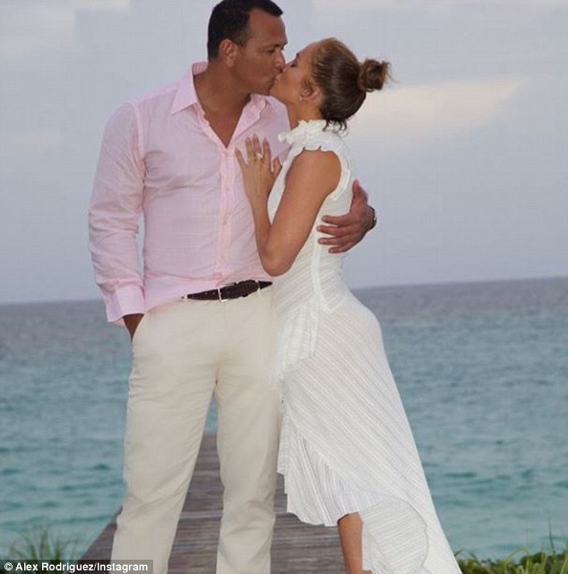 Lovebirds: Alex Rodriguez and Jennifer Lopez have been head-over-heels since early 2017 so it was no surprise that the singer had a sweet birthday message for the former MLB athlete on Thursday