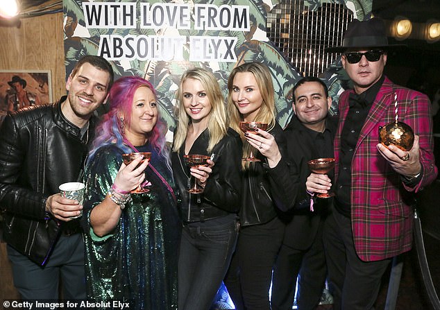 Cheers! Guests raised a toast following a fantastic evening of music and entertainment 