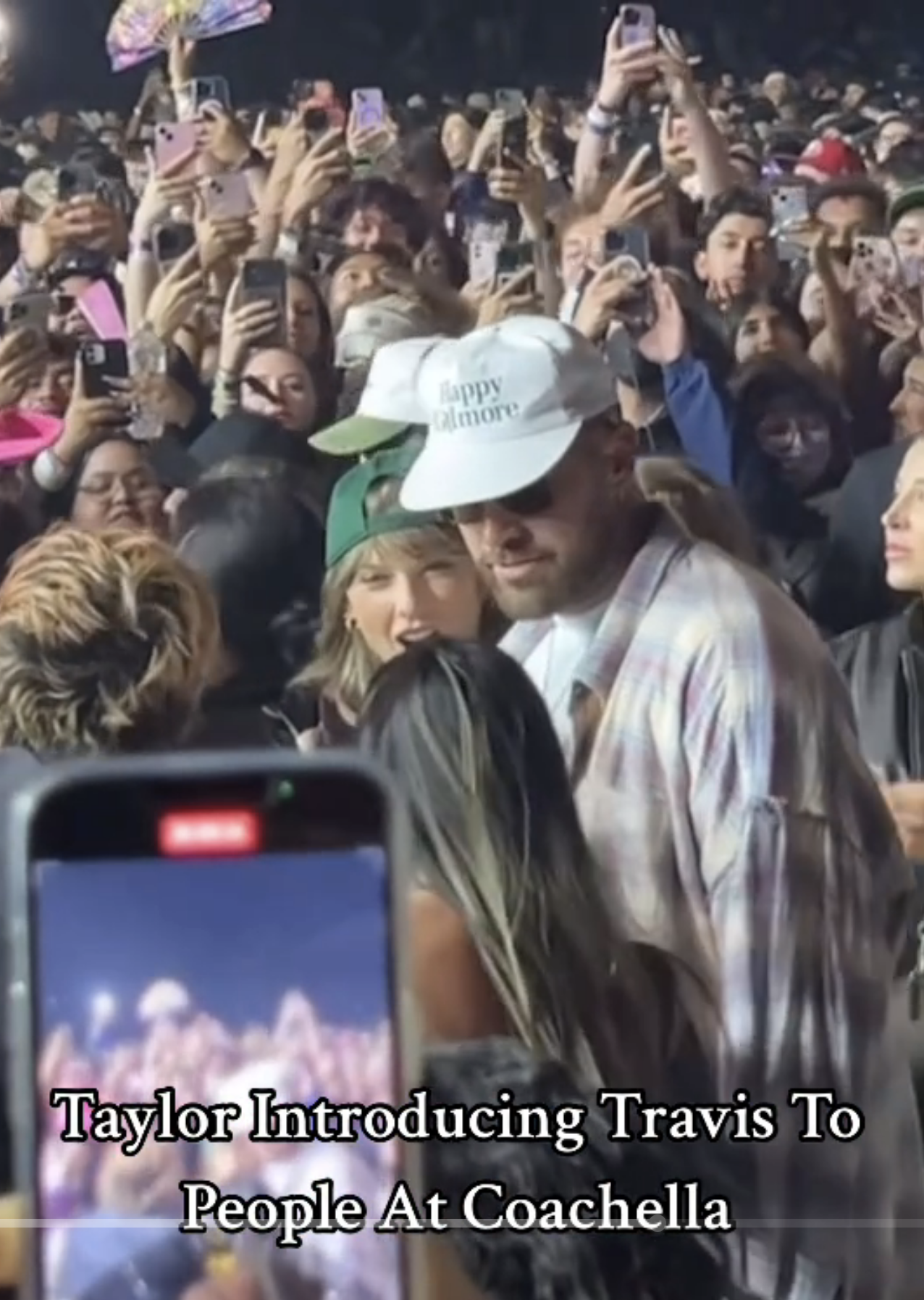 Taylor Swift and Travis Kelce at Coachella.