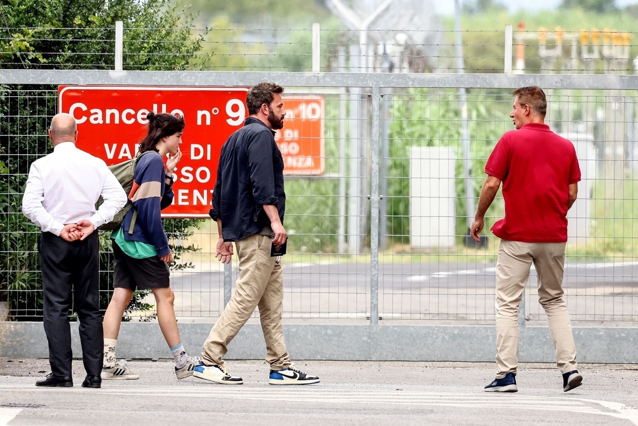 Ben Affleck and his kids.