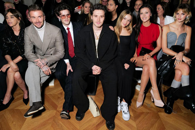 The Beckham clan are regulars at VB's shows