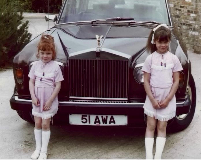 The star reasoned that her dad had both a Rolls Royce AND a white van when she was growing up (Picture: Instagram/David Beckham)