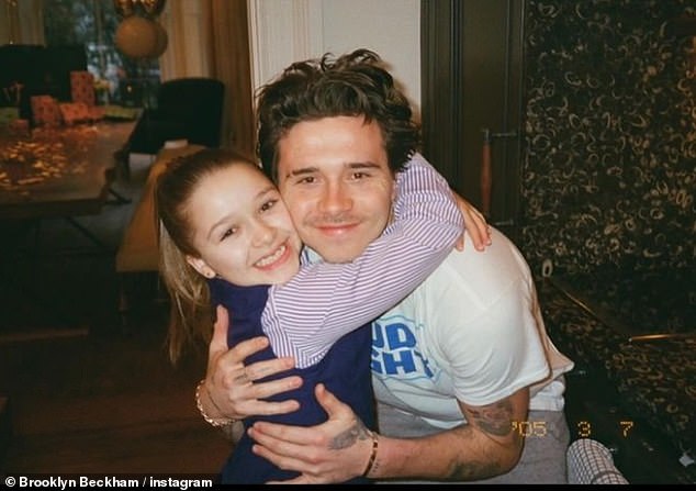 Sadly, her eldest brother Brooklyn, 25, was seemingly unable to make the trip. He did, however, acknowledge his little sister with a sweet Instagram post