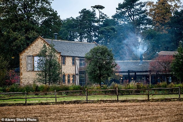 Pictured: David and Victoria Beckham's lavish £6.15million Cotswold estate in Oxfordshire